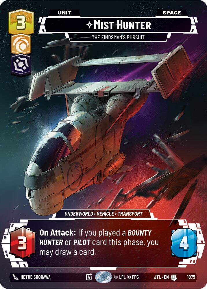 Mist Hunter - The Findsman's Pursuit (1075) (Prestige Foil) (1075) [Jump to Lightspeed] | Jomio and Rueliete's Cards and Comics