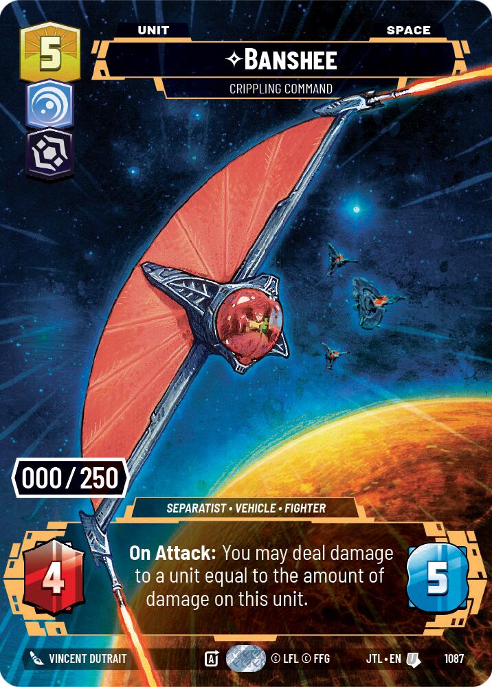 Banshee - Crippling Command (1087) (Serialized) (1087) [Jump to Lightspeed] | Jomio and Rueliete's Cards and Comics