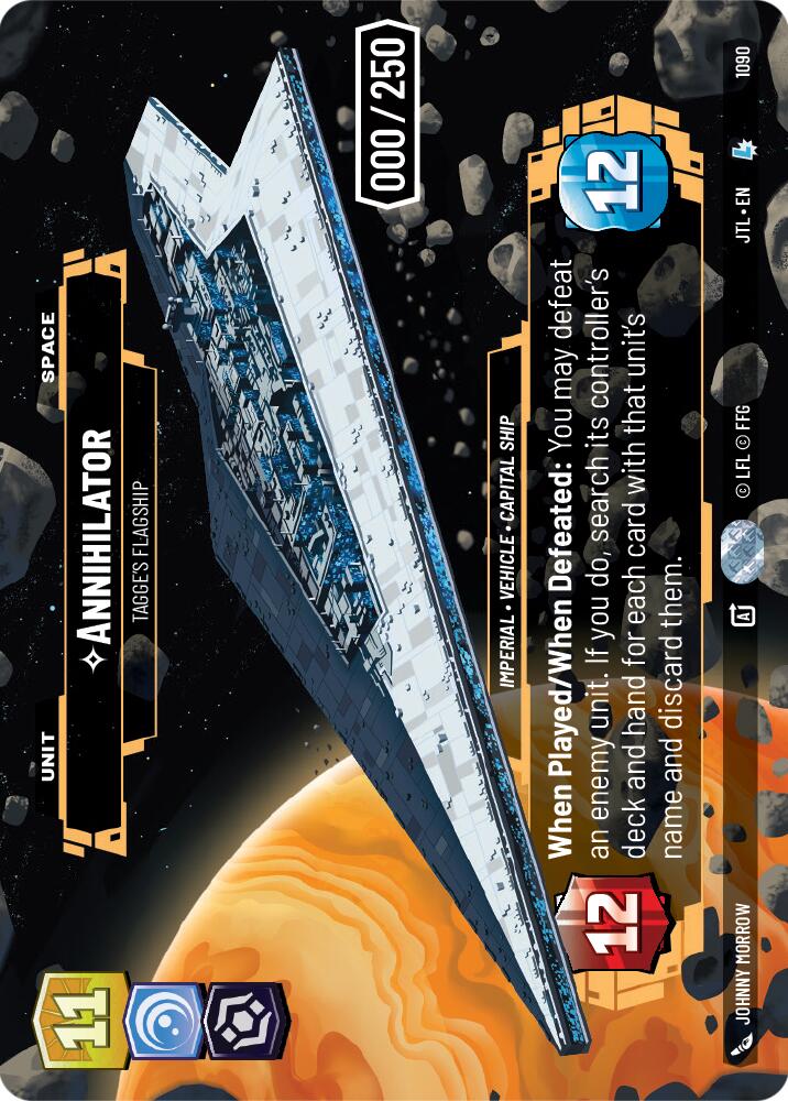 Annihilator - Tagge's Flagship (1090) (Serialized) (1090) [Jump to Lightspeed] | Jomio and Rueliete's Cards and Comics