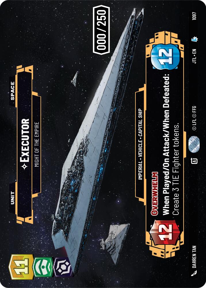 Executor - Might of the Empire (1097) (Serialized) (1097) [Jump to Lightspeed] | Jomio and Rueliete's Cards and Comics