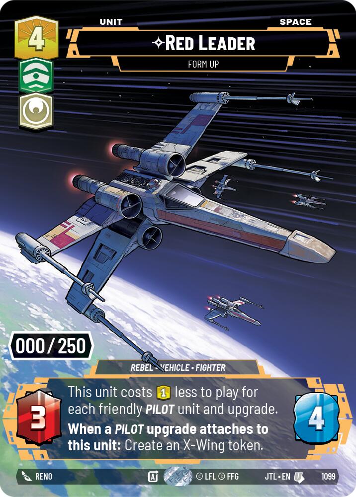 Red Leader - Form Up (1099) (Serialized) (1099) [Jump to Lightspeed] | Jomio and Rueliete's Cards and Comics
