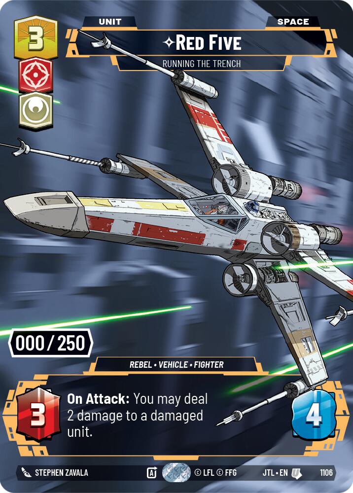 Red Five - Running the Trench (1106) (Serialized) (1106) [Jump to Lightspeed] | Jomio and Rueliete's Cards and Comics