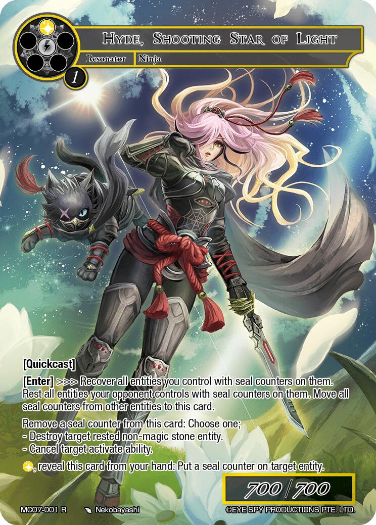 Hyde, Shooting Star of Light (MC07-001 R) [Memoria Collection 07] | Jomio and Rueliete's Cards and Comics