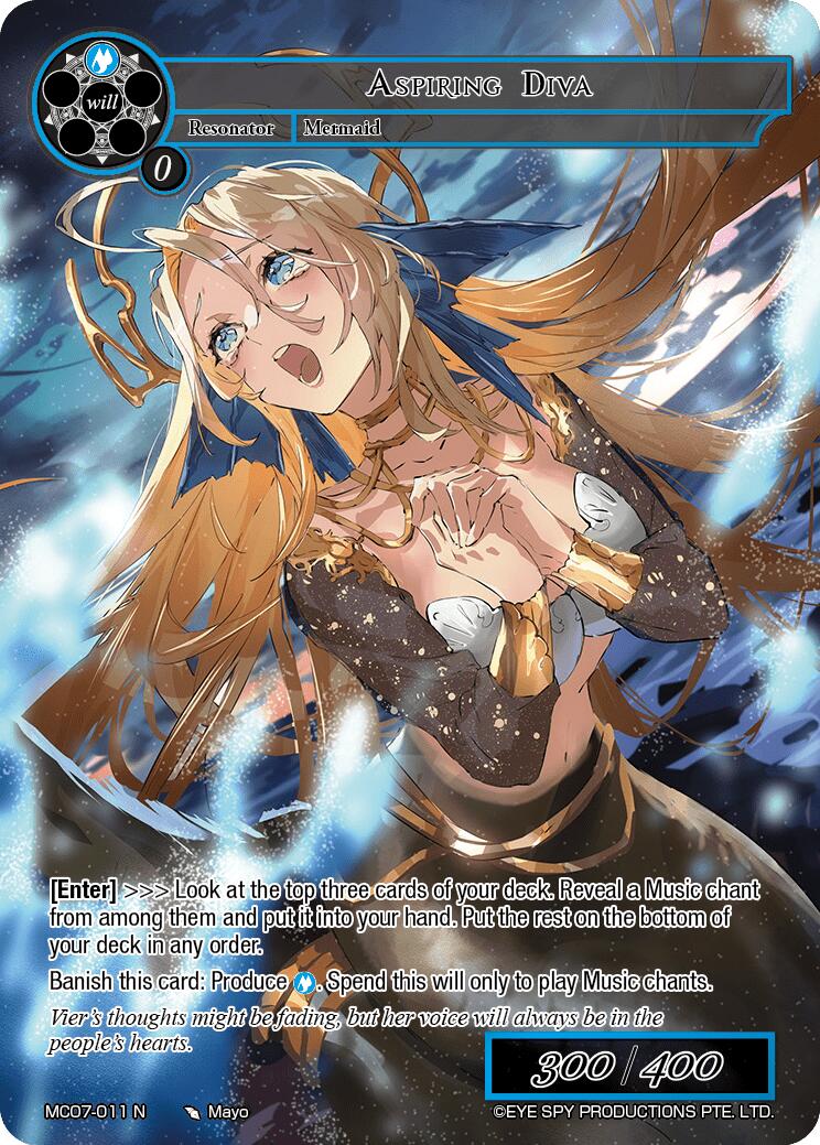 Aspiring Diva (MC07-011 N) [Memoria Collection 07] | Jomio and Rueliete's Cards and Comics