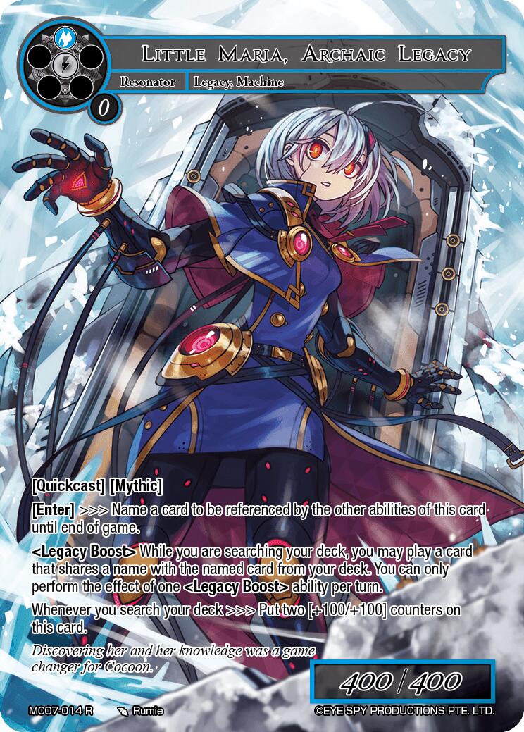 Little Maria, Archaic Legacy (MC07-014 R) [Memoria Collection 07] | Jomio and Rueliete's Cards and Comics