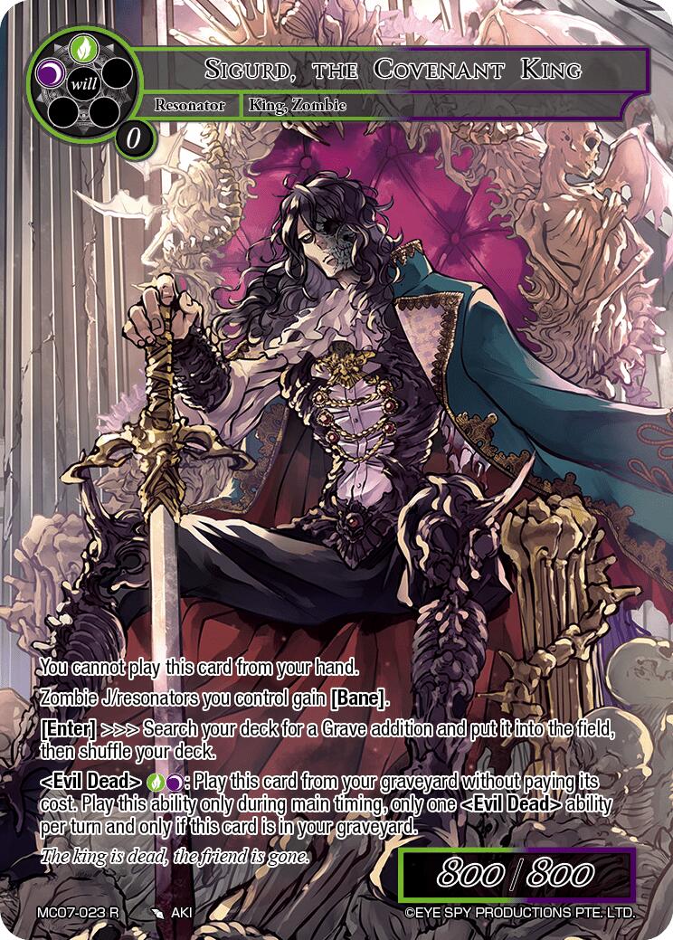 Sigurd, the Covenant King (MC07-023 R) [Memoria Collection 07] | Jomio and Rueliete's Cards and Comics
