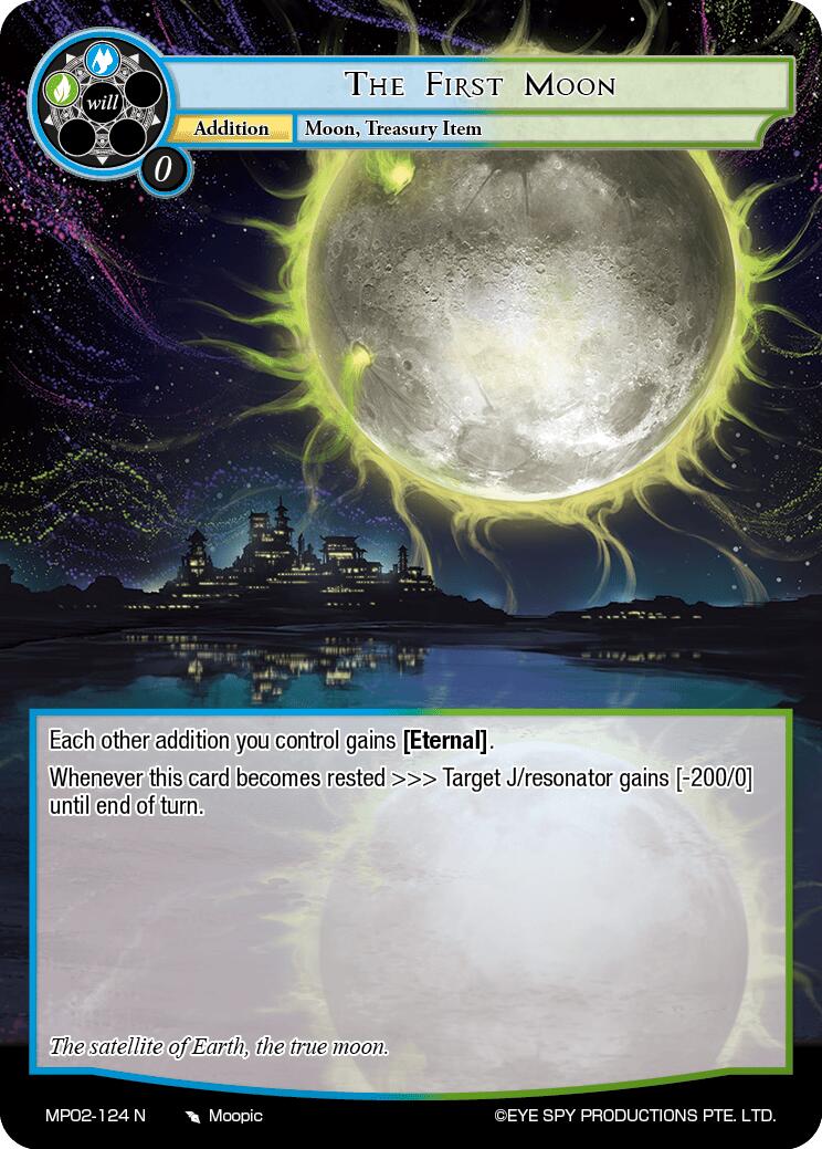 The First Moon (MP02-124 N) [Masterpiece Collection 02 "Fates Reunited!"] | Jomio and Rueliete's Cards and Comics