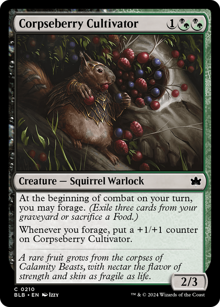 Corpseberry Cultivator [Bloomburrow] | Jomio and Rueliete's Cards and Comics