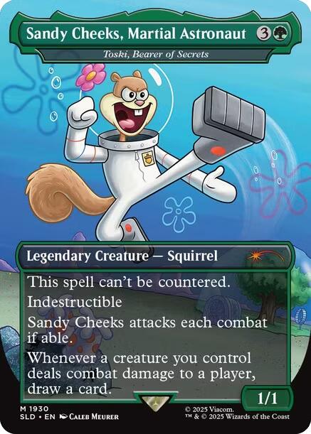 Sandy Cheeks, Martial Astronaut - Toski, Bearer of Secrets [Secret Lair Drop Series] | Jomio and Rueliete's Cards and Comics