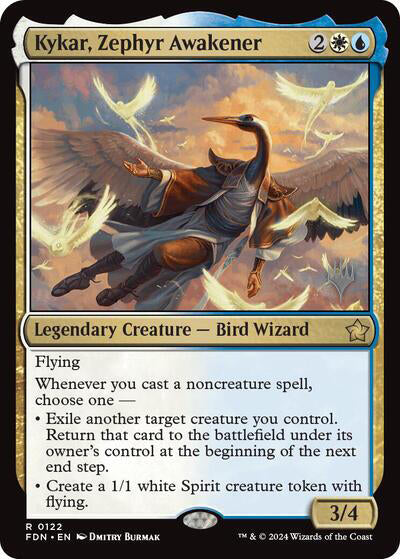 Kykar, Zephyr Awakener (Promo Pack) [Foundations Promos] | Jomio and Rueliete's Cards and Comics