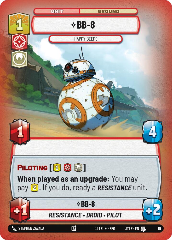 BB-8 - Happy Beeps (10) [Jump to Lightspeed: Weekly Play] | Jomio and Rueliete's Cards and Comics