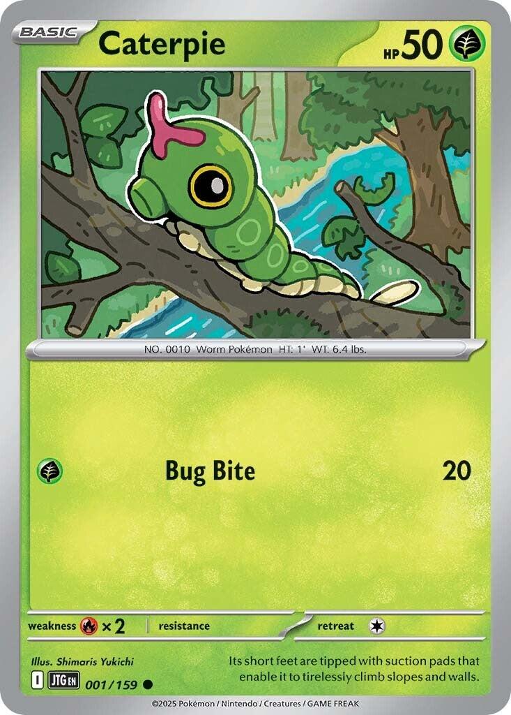 Caterpie (001/159) [Scarlet & Violet: Journey Together] | Jomio and Rueliete's Cards and Comics