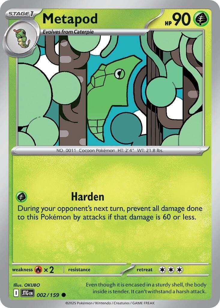 Metapod (002/159) [Scarlet & Violet: Journey Together] | Jomio and Rueliete's Cards and Comics