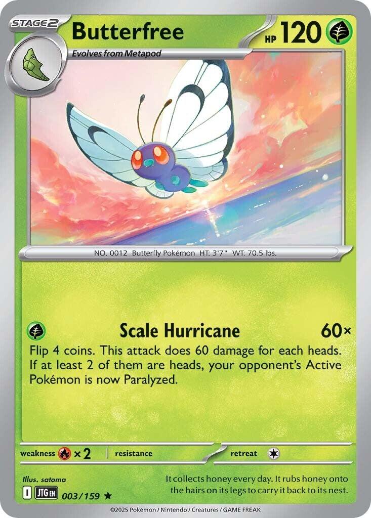 Butterfree (003/159) [Scarlet & Violet: Journey Together] | Jomio and Rueliete's Cards and Comics