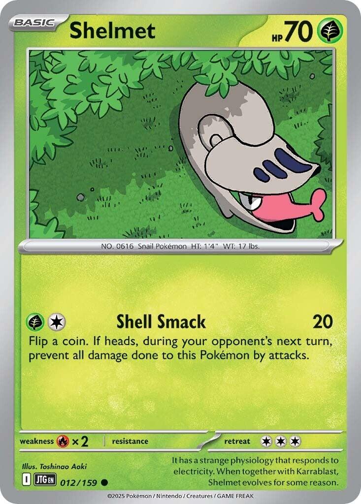Shelmet (012/159) [Scarlet & Violet: Journey Together] | Jomio and Rueliete's Cards and Comics