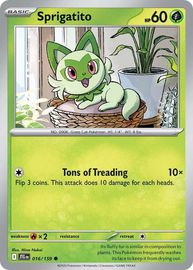 Sprigatito (016/159) [Scarlet & Violet: Journey Together] | Jomio and Rueliete's Cards and Comics