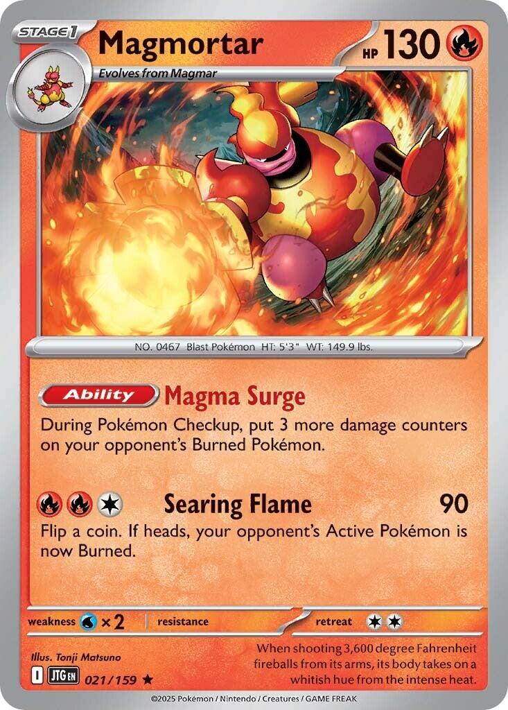 Magmortar (021/159) [Scarlet & Violet: Journey Together] | Jomio and Rueliete's Cards and Comics