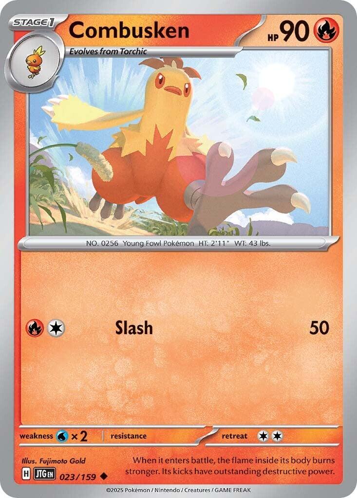 Combusken (023/159) [Scarlet & Violet: Journey Together] | Jomio and Rueliete's Cards and Comics