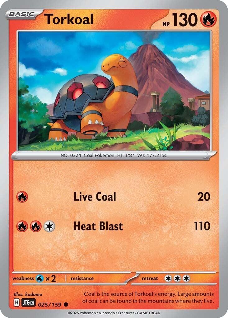 Torkoal (025/159) [Scarlet & Violet: Journey Together] | Jomio and Rueliete's Cards and Comics
