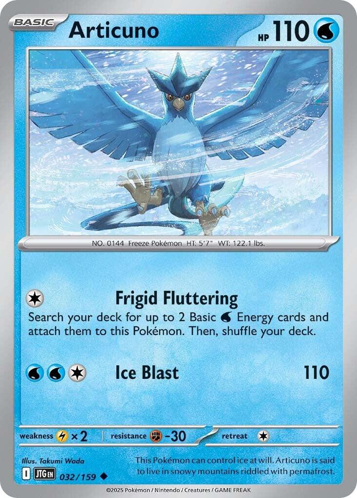 Articuno (032/159) [Scarlet & Violet: Journey Together] | Jomio and Rueliete's Cards and Comics