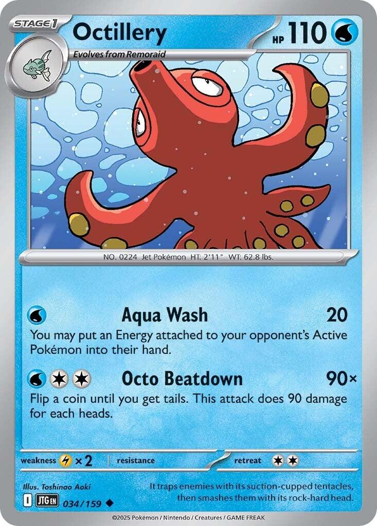 Octillery (034/159) [Scarlet & Violet: Journey Together] | Jomio and Rueliete's Cards and Comics