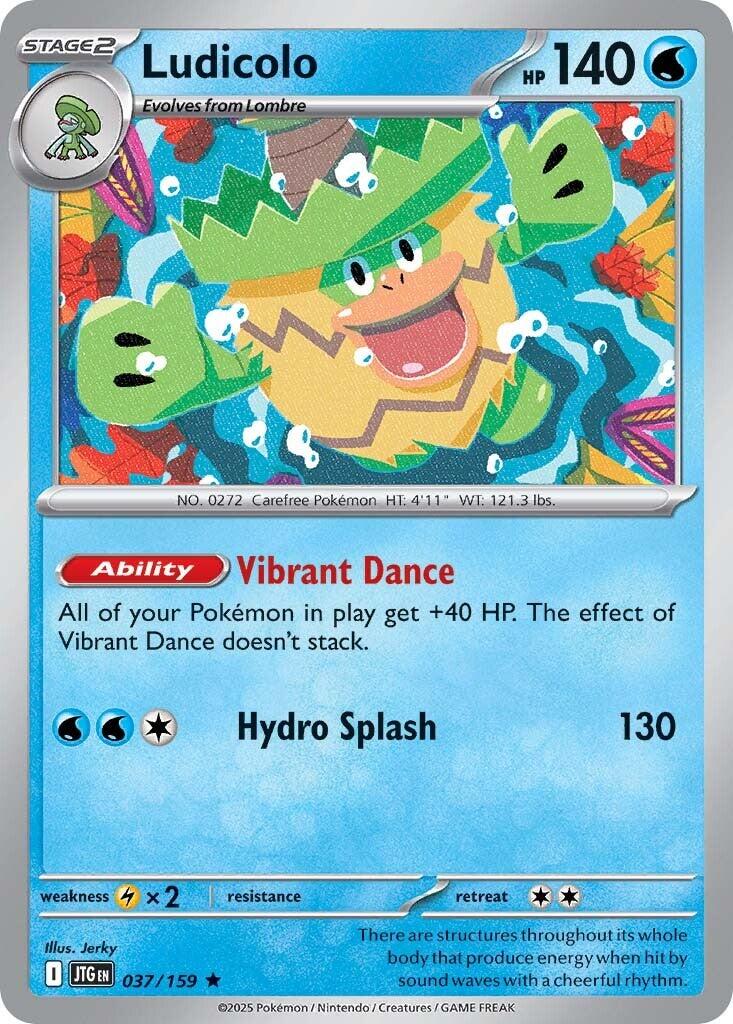 Ludicolo (037/159) [Scarlet & Violet: Journey Together] | Jomio and Rueliete's Cards and Comics