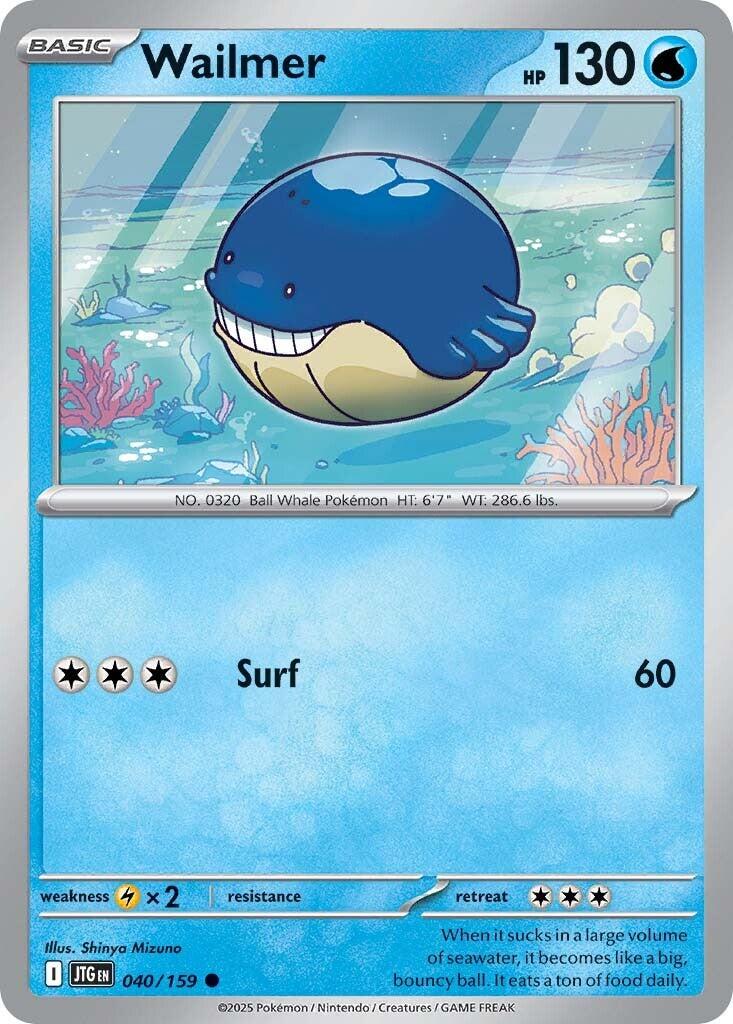 Wailmer (040/159) [Scarlet & Violet: Journey Together] | Jomio and Rueliete's Cards and Comics