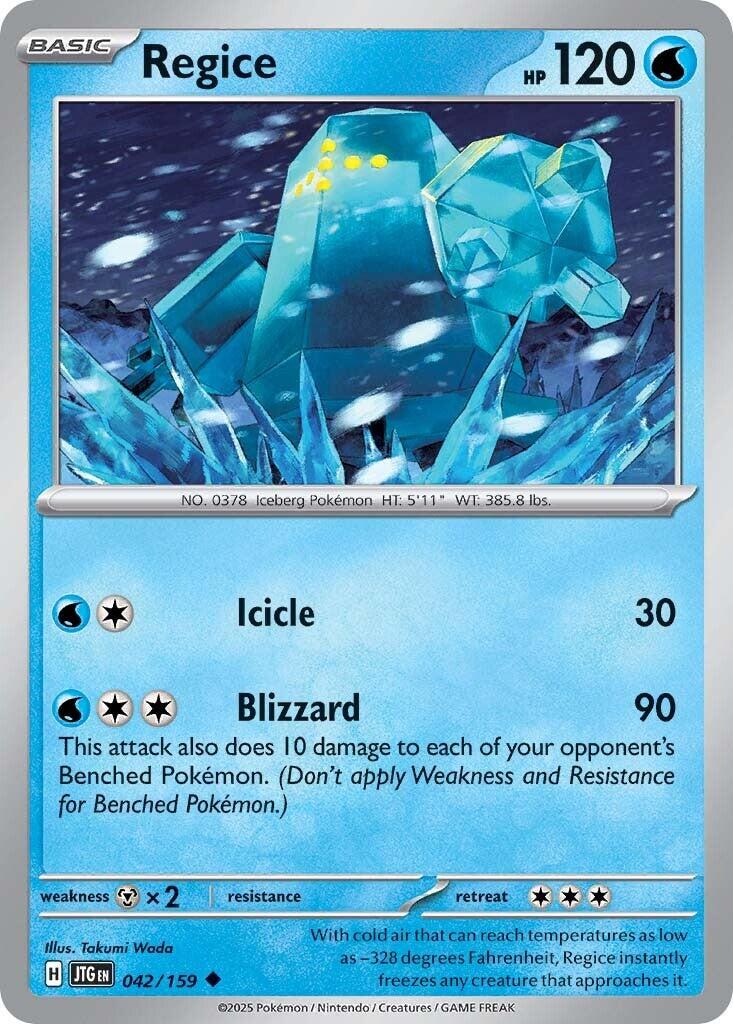 Regice (042/159) [Scarlet & Violet: Journey Together] | Jomio and Rueliete's Cards and Comics