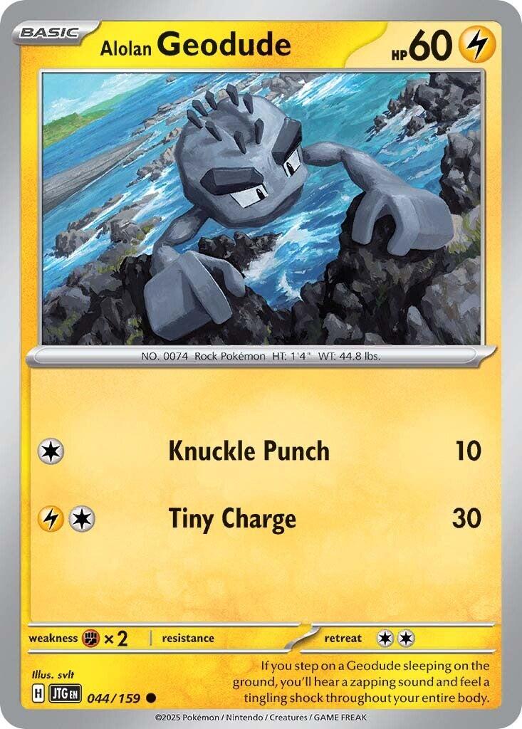 Alolan Geodude (044/159) [Scarlet & Violet: Journey Together] | Jomio and Rueliete's Cards and Comics