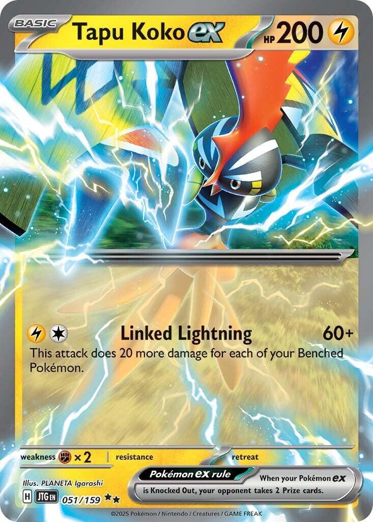 Tapu Koko ex (051/159) [Scarlet & Violet: Journey Together] | Jomio and Rueliete's Cards and Comics