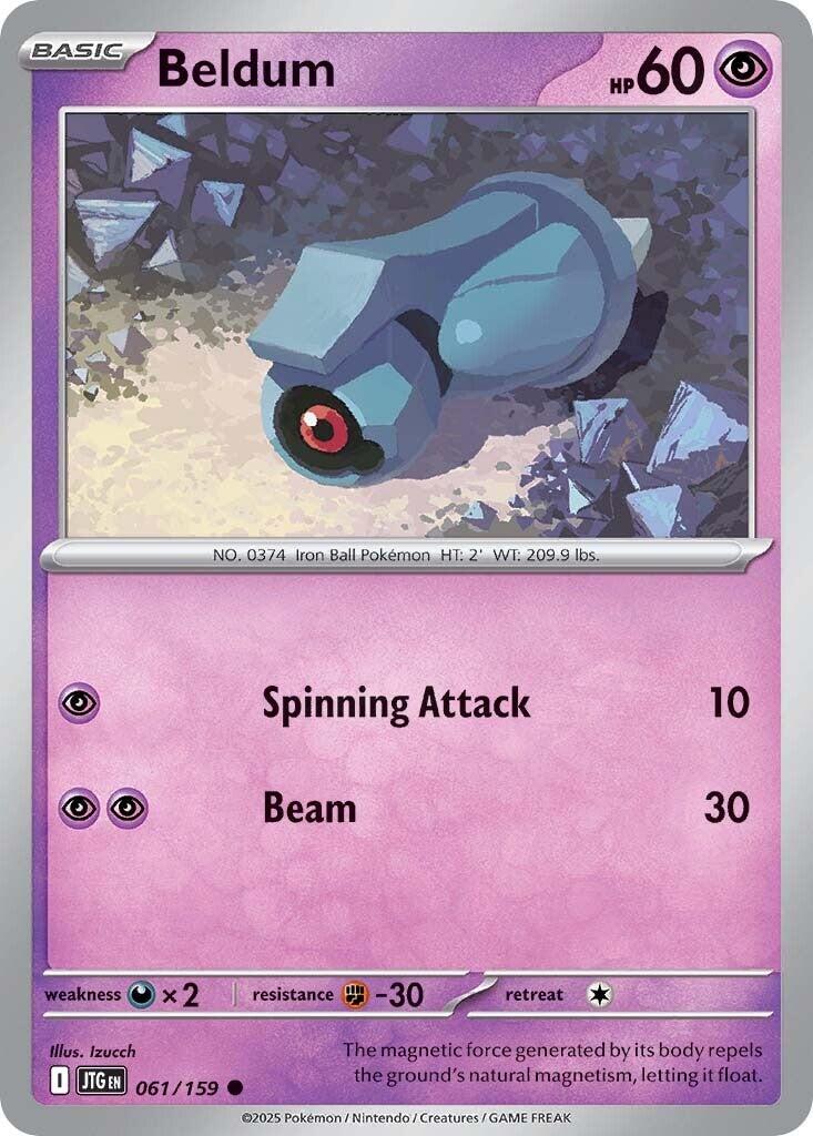 Beldum (061/159) [Scarlet & Violet: Journey Together] | Jomio and Rueliete's Cards and Comics
