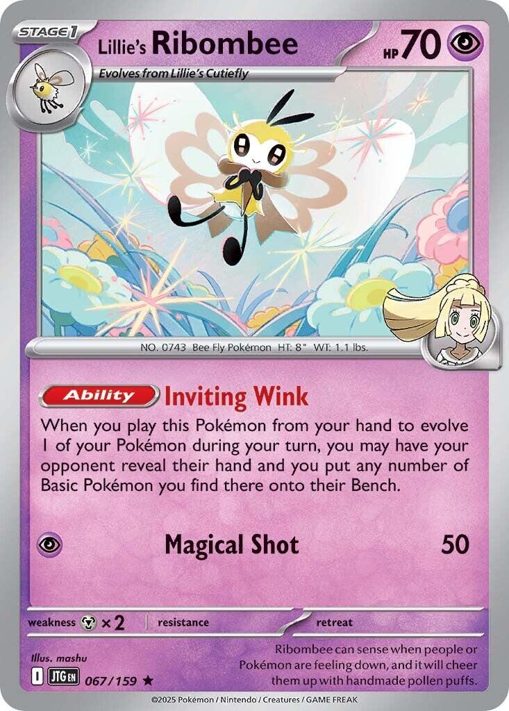 Lillie's Ribombee (067/159) [Scarlet & Violet: Journey Together] | Jomio and Rueliete's Cards and Comics