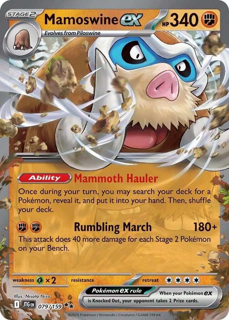 Mamoswine ex (079/159) [Scarlet & Violet: Journey Together] | Jomio and Rueliete's Cards and Comics