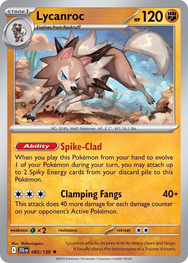 Lycanroc (085/159) [Scarlet & Violet: Journey Together] | Jomio and Rueliete's Cards and Comics