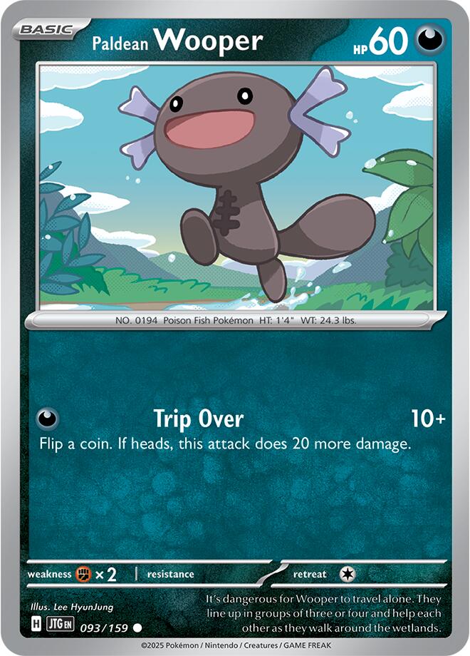 Paldean Wooper (093/159) [Scarlet & Violet: Journey Together] | Jomio and Rueliete's Cards and Comics