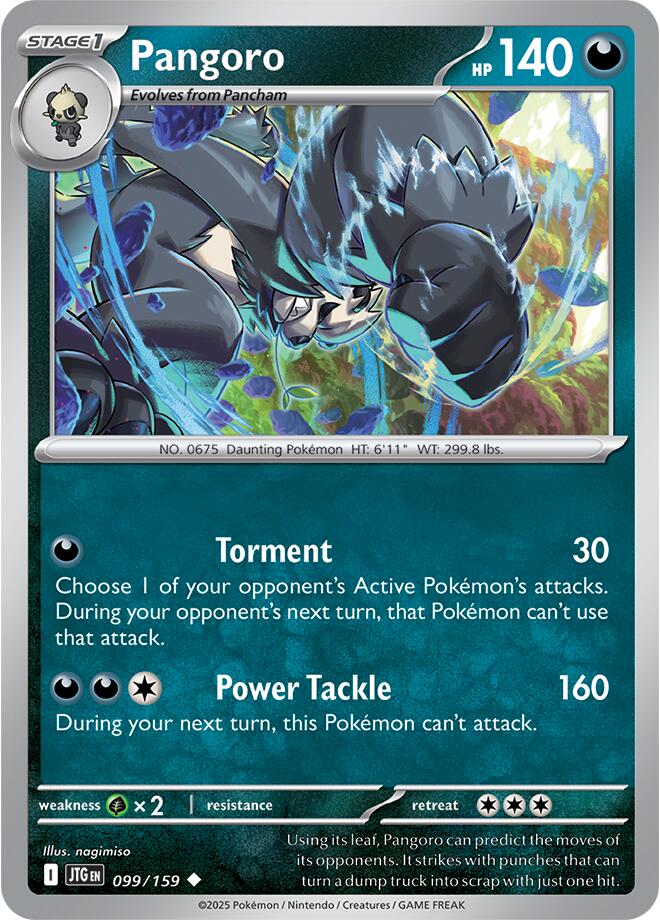 Pangoro (099/159) [Scarlet & Violet: Journey Together] | Jomio and Rueliete's Cards and Comics