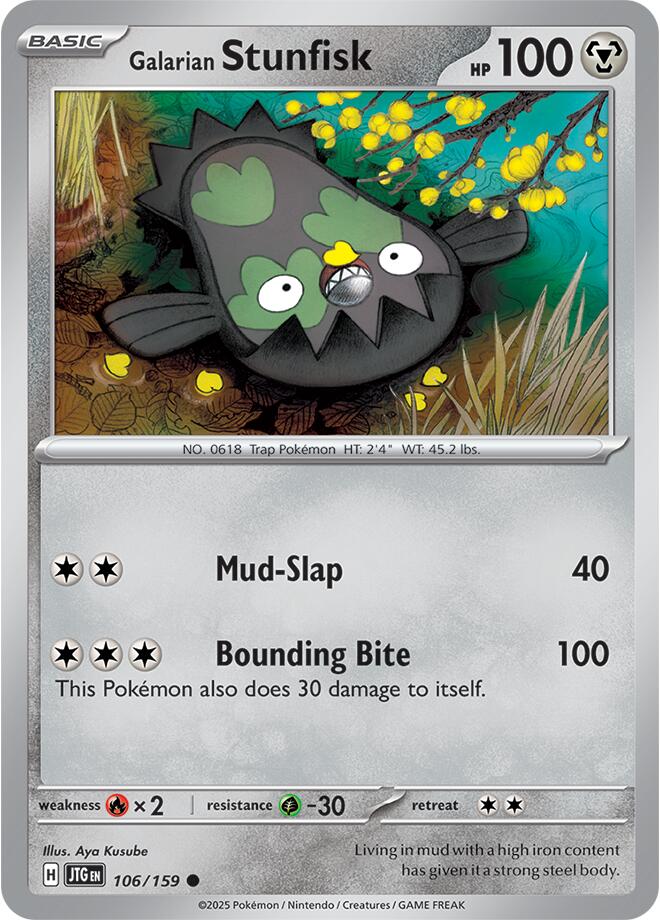 Galarian Stunfisk (106/159) [Scarlet & Violet: Journey Together] | Jomio and Rueliete's Cards and Comics