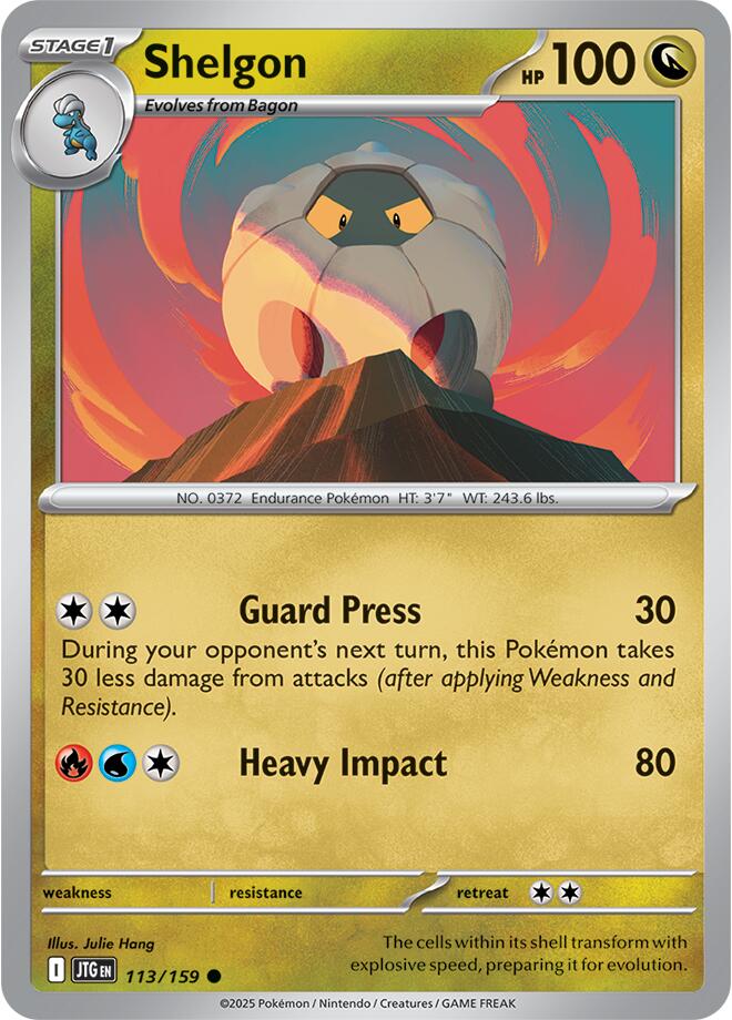 Shelgon (113/159) [Scarlet & Violet: Journey Together] | Jomio and Rueliete's Cards and Comics