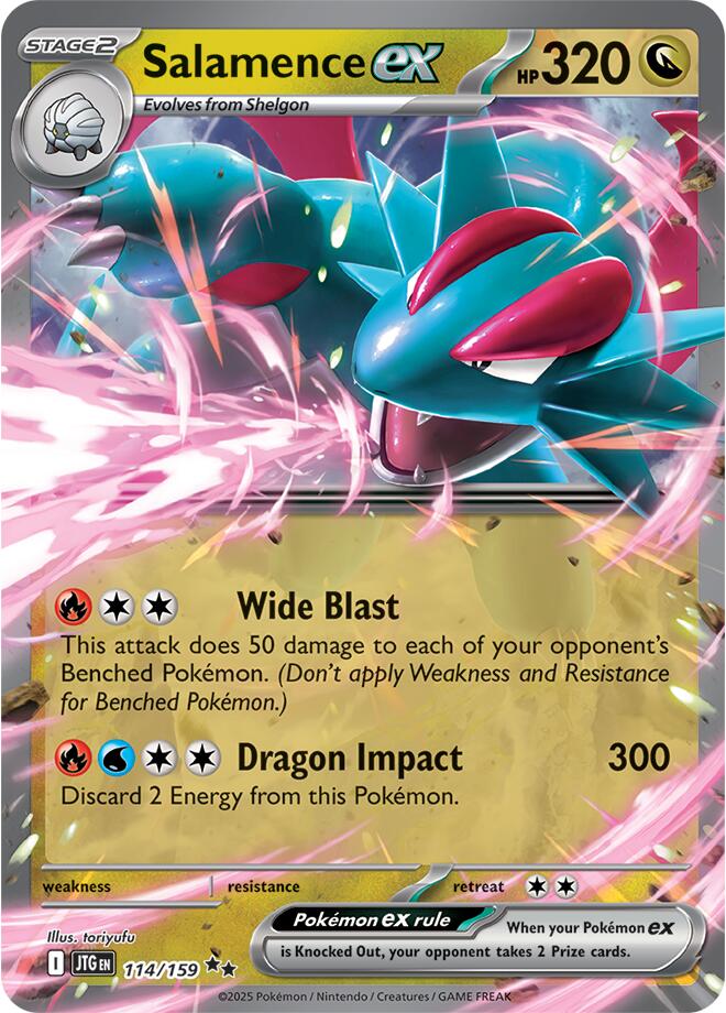 Salamence ex (114/159) [Scarlet & Violet: Journey Together] | Jomio and Rueliete's Cards and Comics