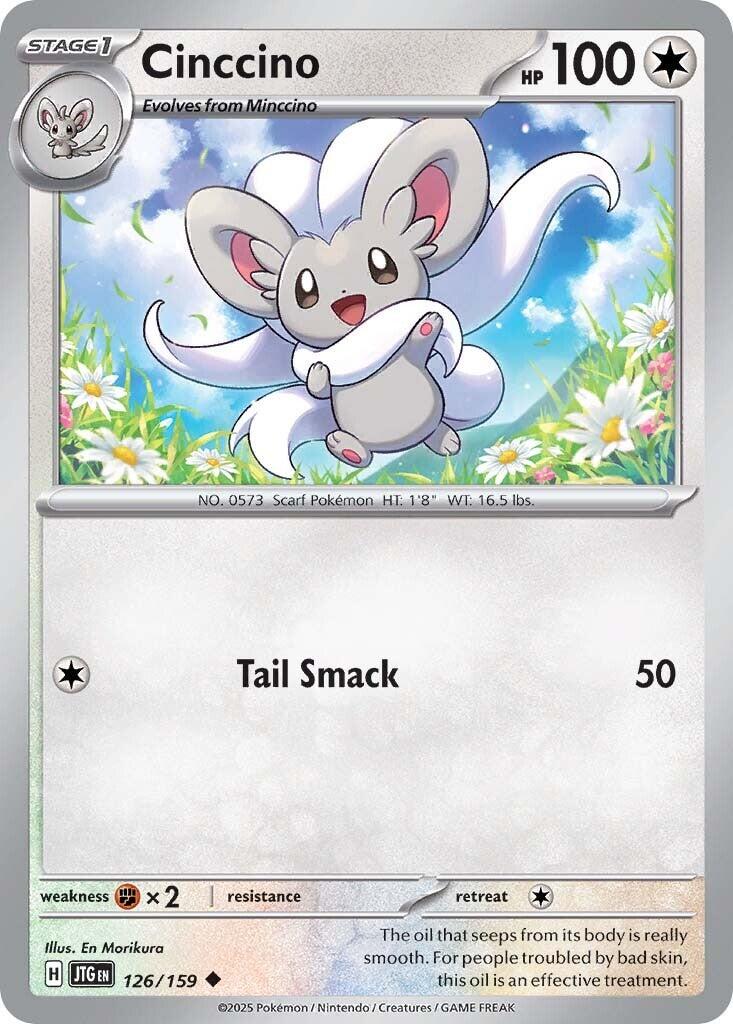 Cinccino (126/159) [Scarlet & Violet: Journey Together] | Jomio and Rueliete's Cards and Comics