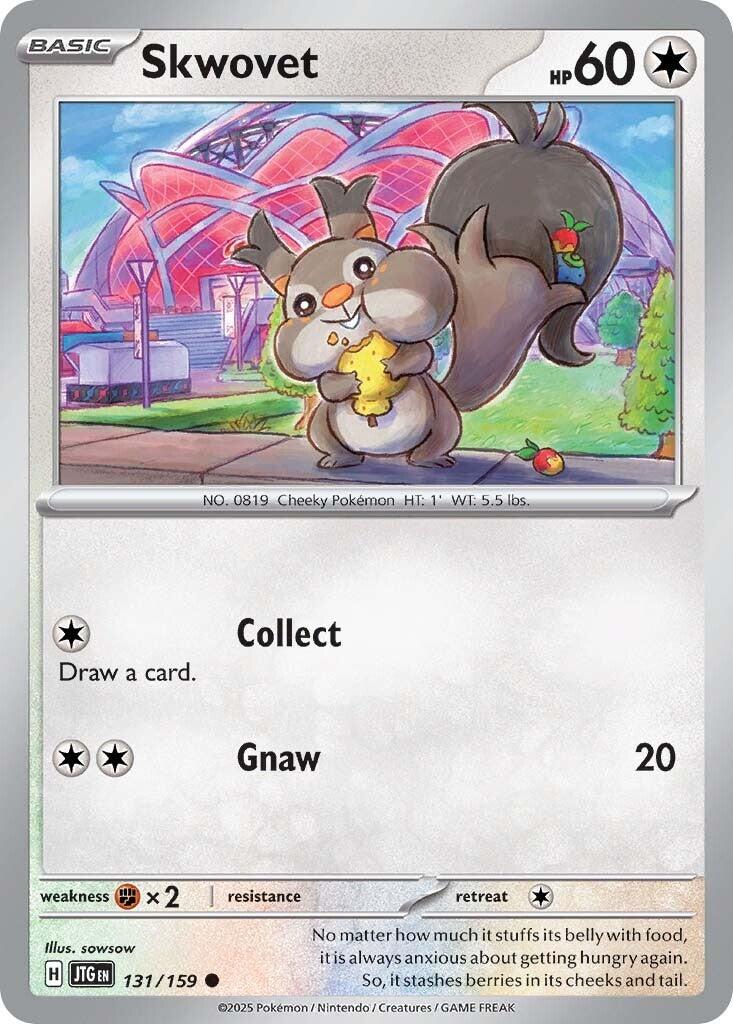 Skwovet (131/159) [Scarlet & Violet: Journey Together] | Jomio and Rueliete's Cards and Comics