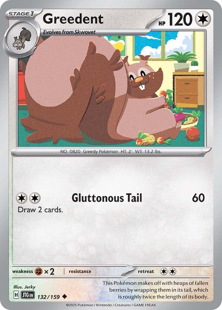 Greedent (132/159) [Scarlet & Violet: Journey Together] | Jomio and Rueliete's Cards and Comics