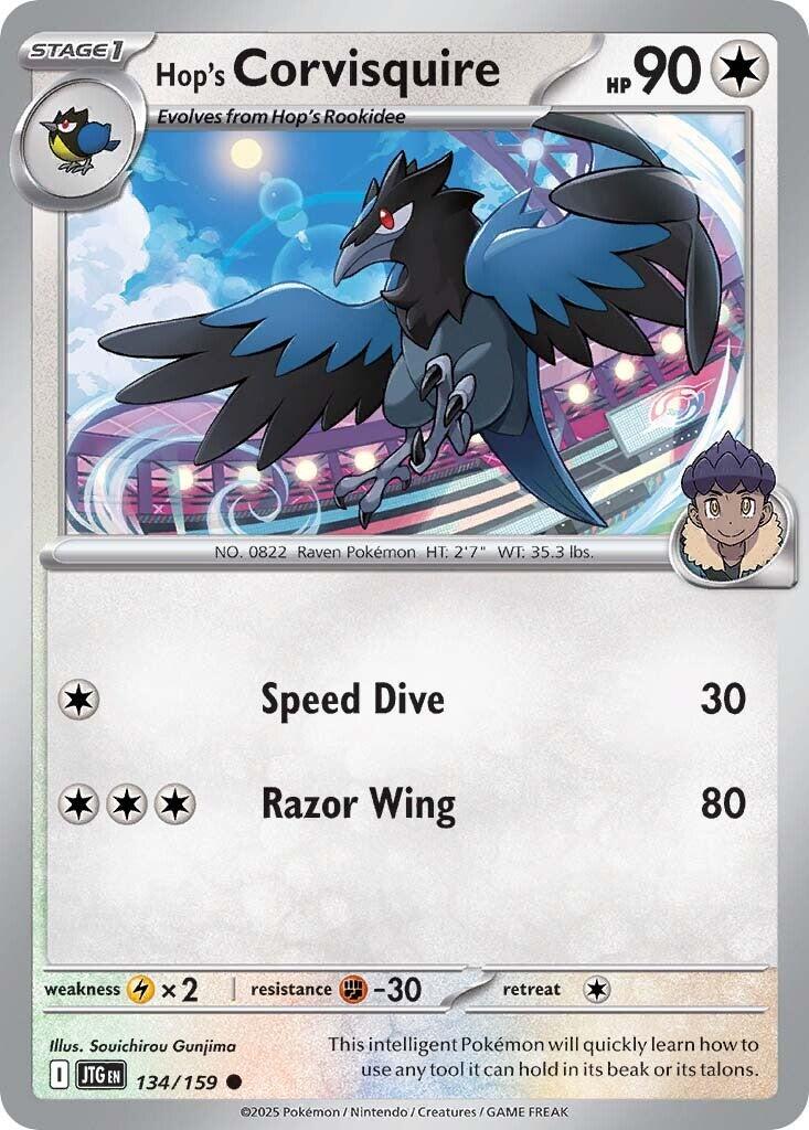 Hop's Corvisquire (134/159) [Scarlet & Violet: Journey Together] | Jomio and Rueliete's Cards and Comics