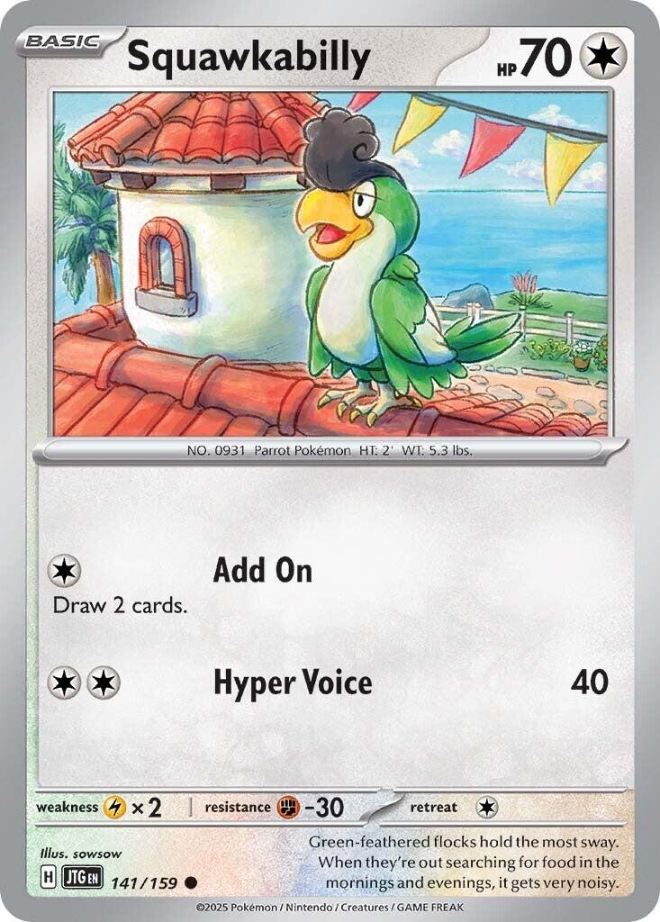 Squawkabilly (141/159) [Scarlet & Violet: Journey Together] | Jomio and Rueliete's Cards and Comics