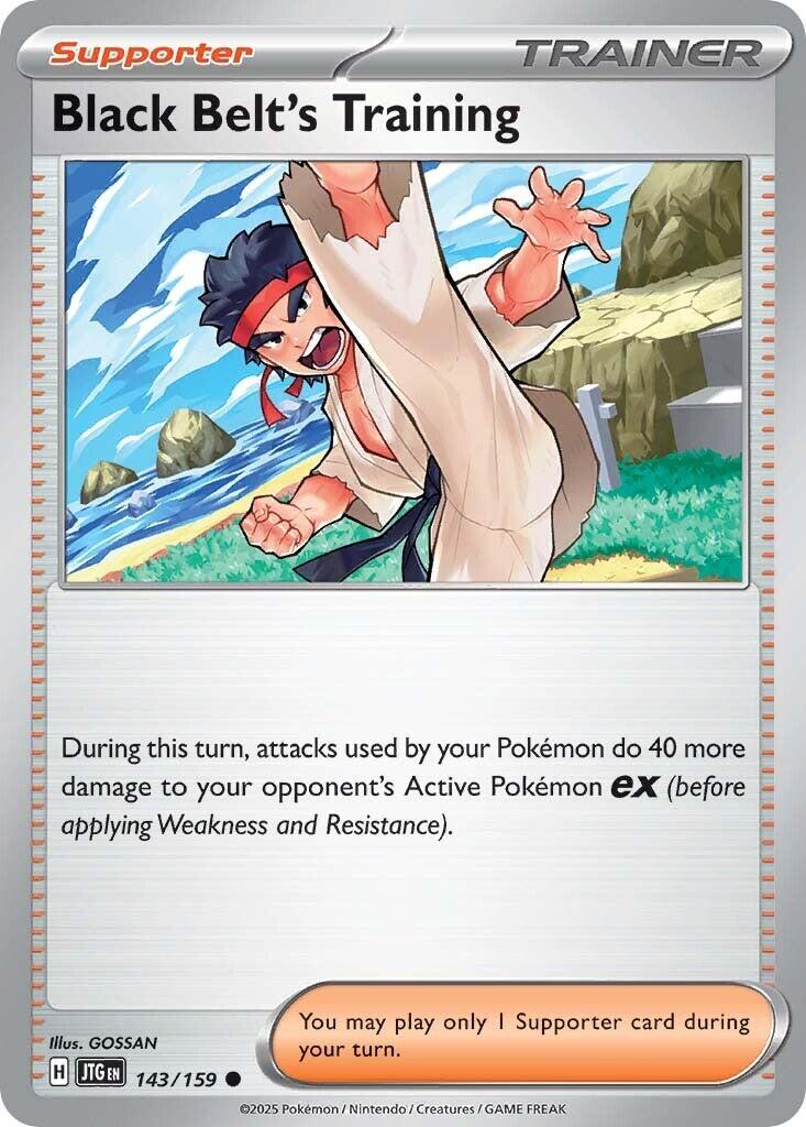 Black Belt's Training (143/159) [Scarlet & Violet: Journey Together] | Jomio and Rueliete's Cards and Comics