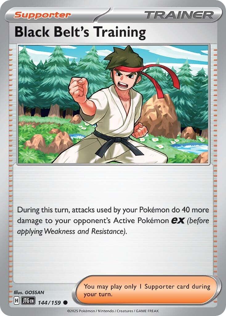 Black Belt's Training (144/159) [Scarlet & Violet: Journey Together] | Jomio and Rueliete's Cards and Comics