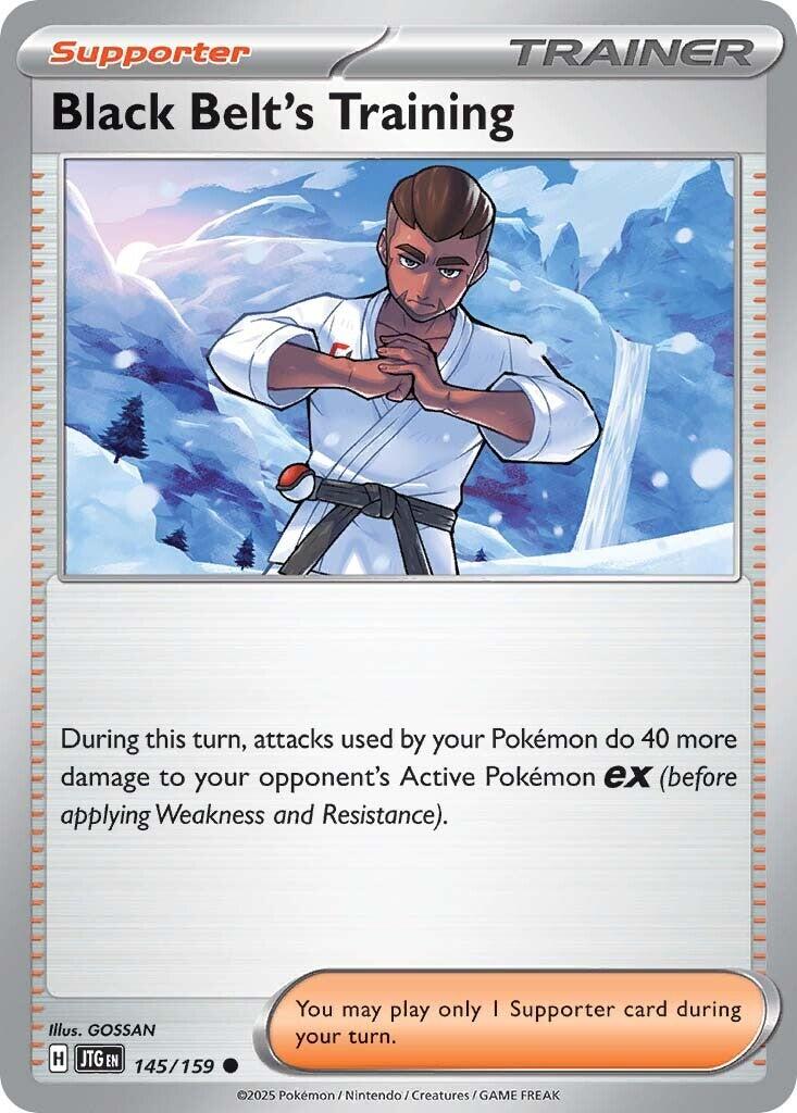 Black Belt's Training (145/159) [Scarlet & Violet: Journey Together] | Jomio and Rueliete's Cards and Comics