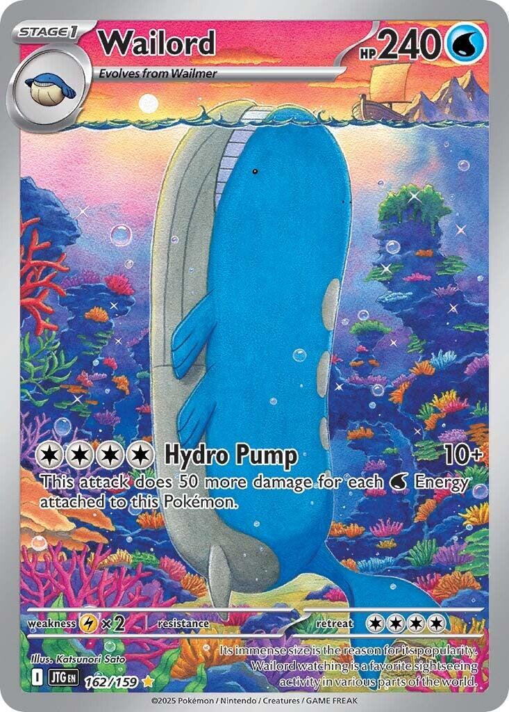 Wailord (162/159) [Scarlet & Violet: Journey Together] | Jomio and Rueliete's Cards and Comics