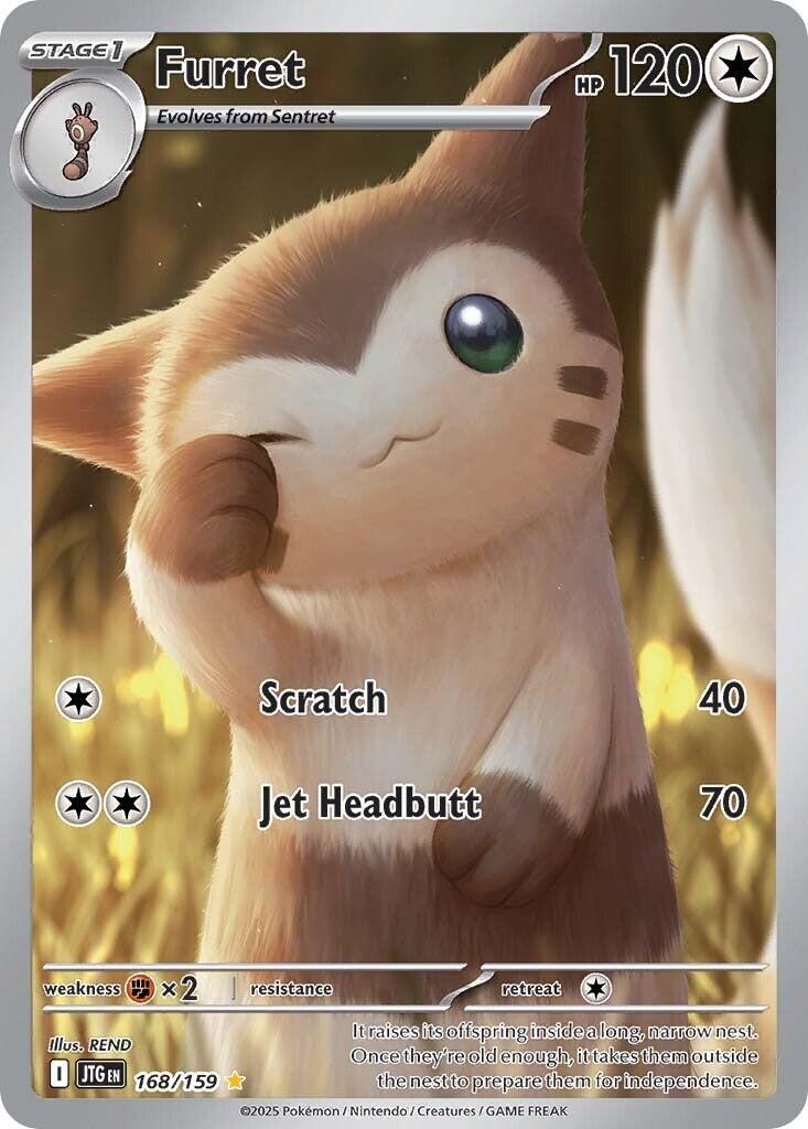 Furret (168/159) [Scarlet & Violet: Journey Together] | Jomio and Rueliete's Cards and Comics