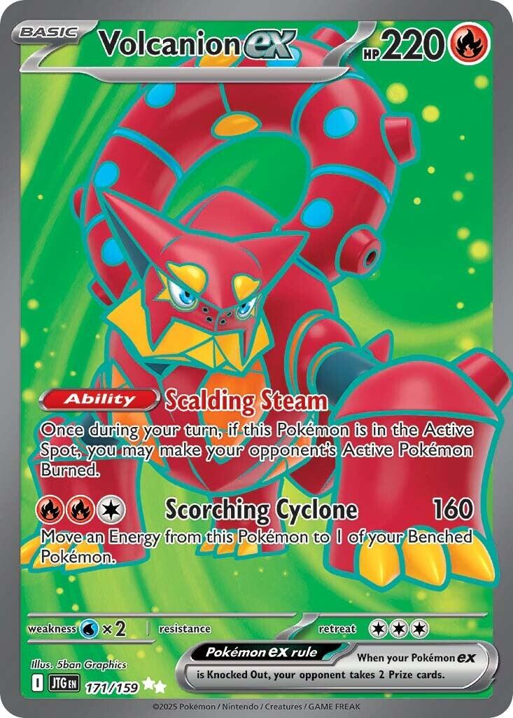 Volcanion ex (171/159) [Scarlet & Violet: Journey Together] | Jomio and Rueliete's Cards and Comics
